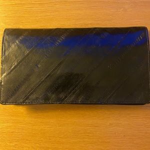 Standard Size Check Book made of genuine EEL skin